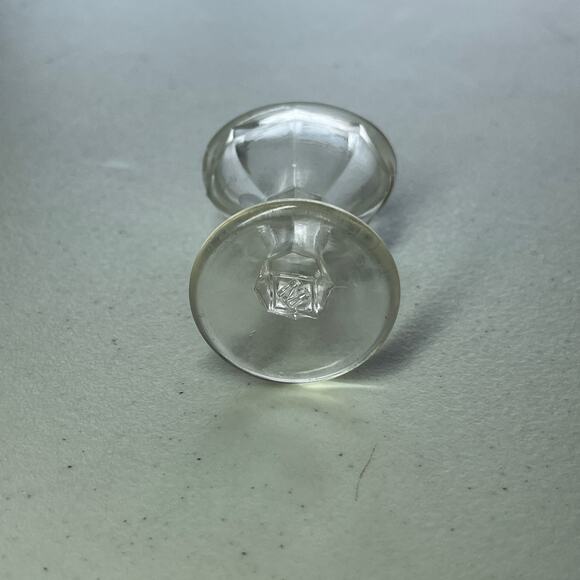 Antique Eye Wash Rinse Stemmed Glass Eye Cup Holder VTG Curiosity Oddity Decor - Picture 7 of 15